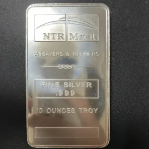 SV1000　NTR Metals　10トロイオンス　インゴット　311g