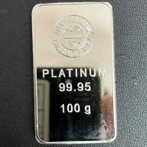 Pt1000　田中貴金属　インゴット　100g