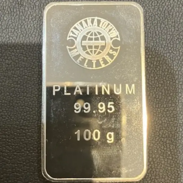 Pt1000　田中貴金属　インゴット　100g