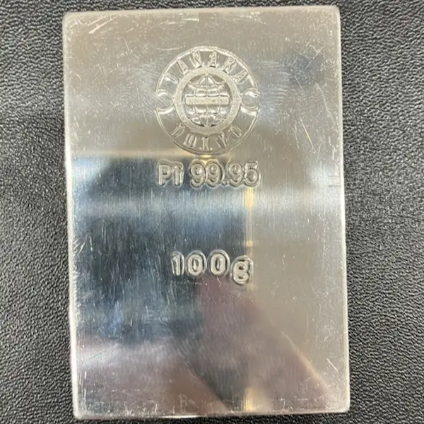 Pt1000　田中貴金属　インゴット　100g