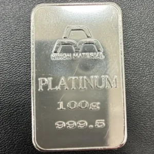 Pt1000　日本マテリアル　インゴット　100g