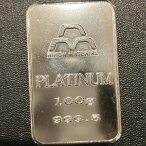 Pt1000　日本マテリアル　インゴット　100g