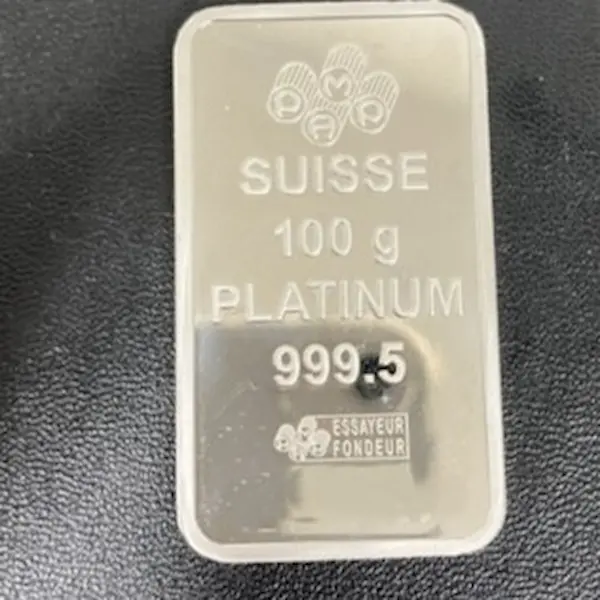 Pt1000　海外インゴット　100g