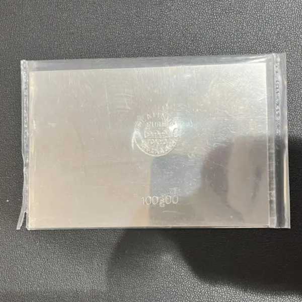 Pt1000　インゴット　100g