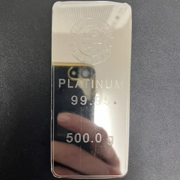 Pt1000　田中貴金属　インゴット　500g