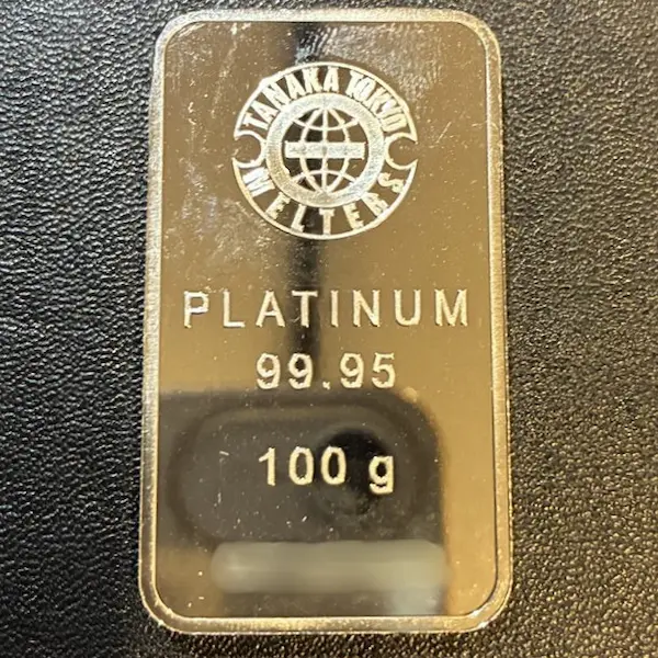 Pt1000　田中貴金属　インゴット　100g