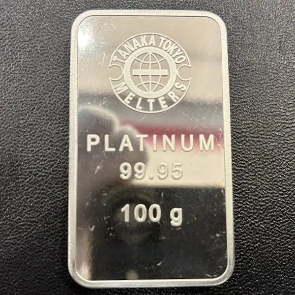 Pt1000　田中貴金属　インゴット　100g