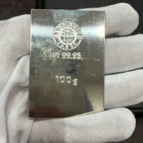 Pt1000　田中貴金属　インゴット　100g