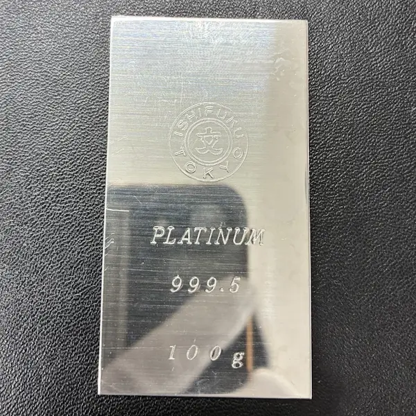 Pt1000　石福金属興業　インゴット　100g