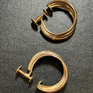 Pt850K18　イヤリング　6g