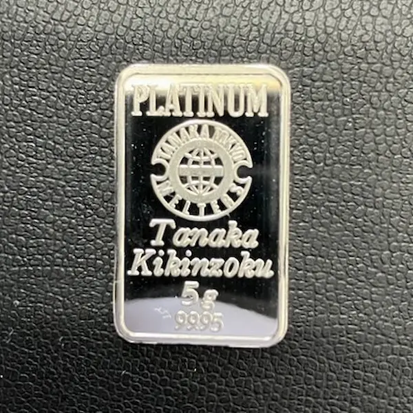Pt1000　田中貴金属　インゴット　5g