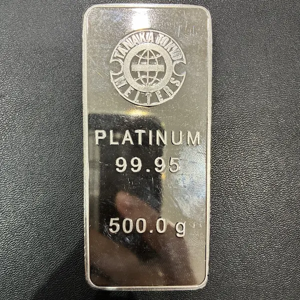Pt1000　田中貴金属　インゴット　500g