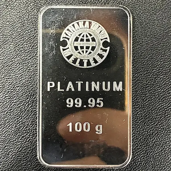 Pt1000　田中貴金属工業　インゴット　100g