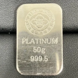 Pt1000　井島貴金属精錬　インゴット　50g