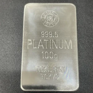 Pt1000　徳力本店　インゴット　100g
