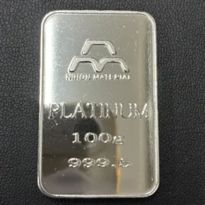 Pt1000　日本マテリアル　インゴット　100g