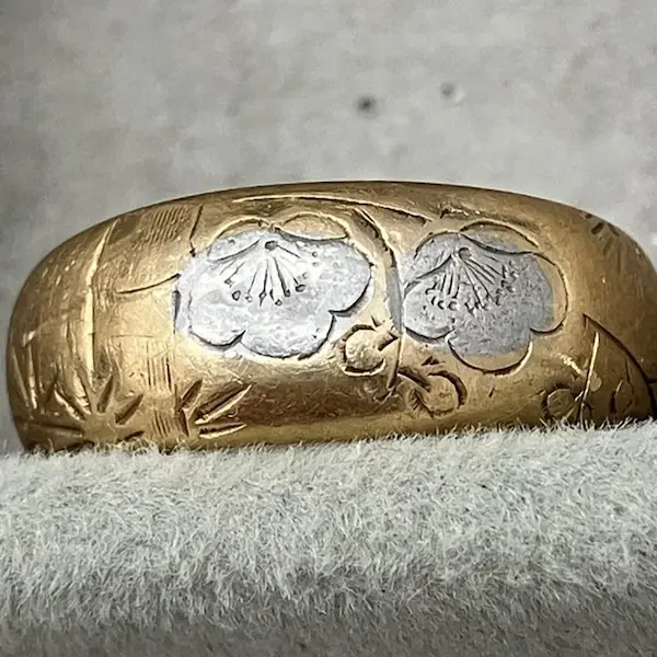 Pt850K18　リング　5.4g
