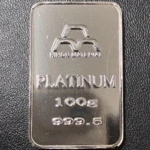 Pt1000　日本マテリアル　インゴット　100g