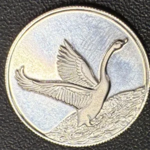 Pt1000　田中貴金属　白鳥プラチナコイン メダル　10g